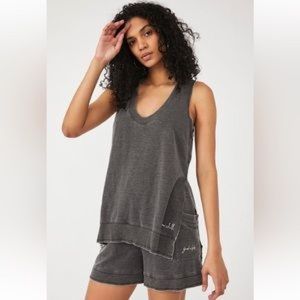 Free People Intimately Embroidered More Chill Sleep Tank